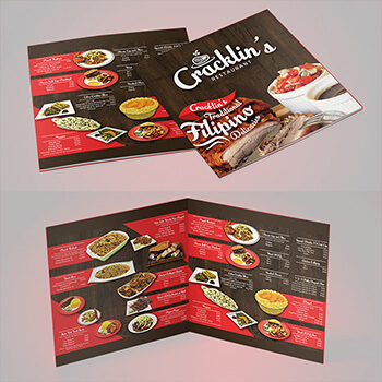 Cracklin's Restaurant Menu Design