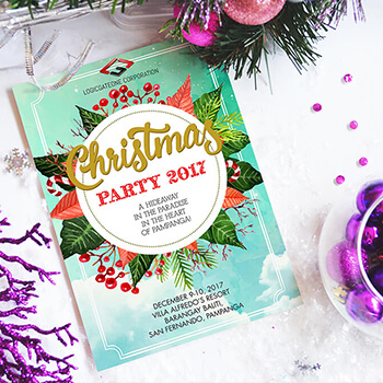 LGO Christmas Party 2017 Poster Design