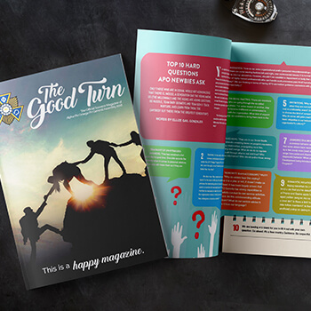 APO The Good Turn Magazine Layout