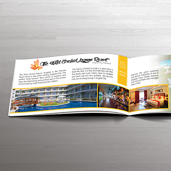 Wild Orchid Resort, Angeles City Brochure Mockup