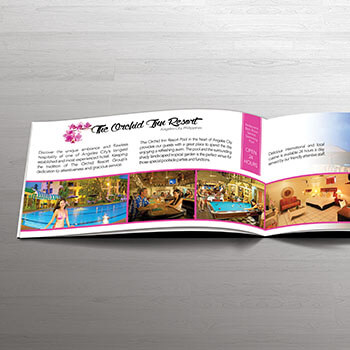 Orchid Inn, Angeles City Brochure Mockup