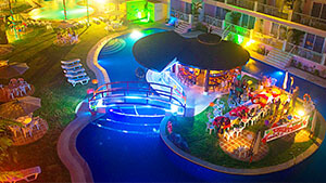 Wild Orchid Resort Pool Aerial View Wild Orchid Resort Pool Aerial View