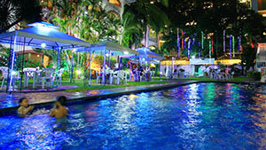 Orchid Inn Resort Pool at Night Orchid Inn Resort Pool at Night
